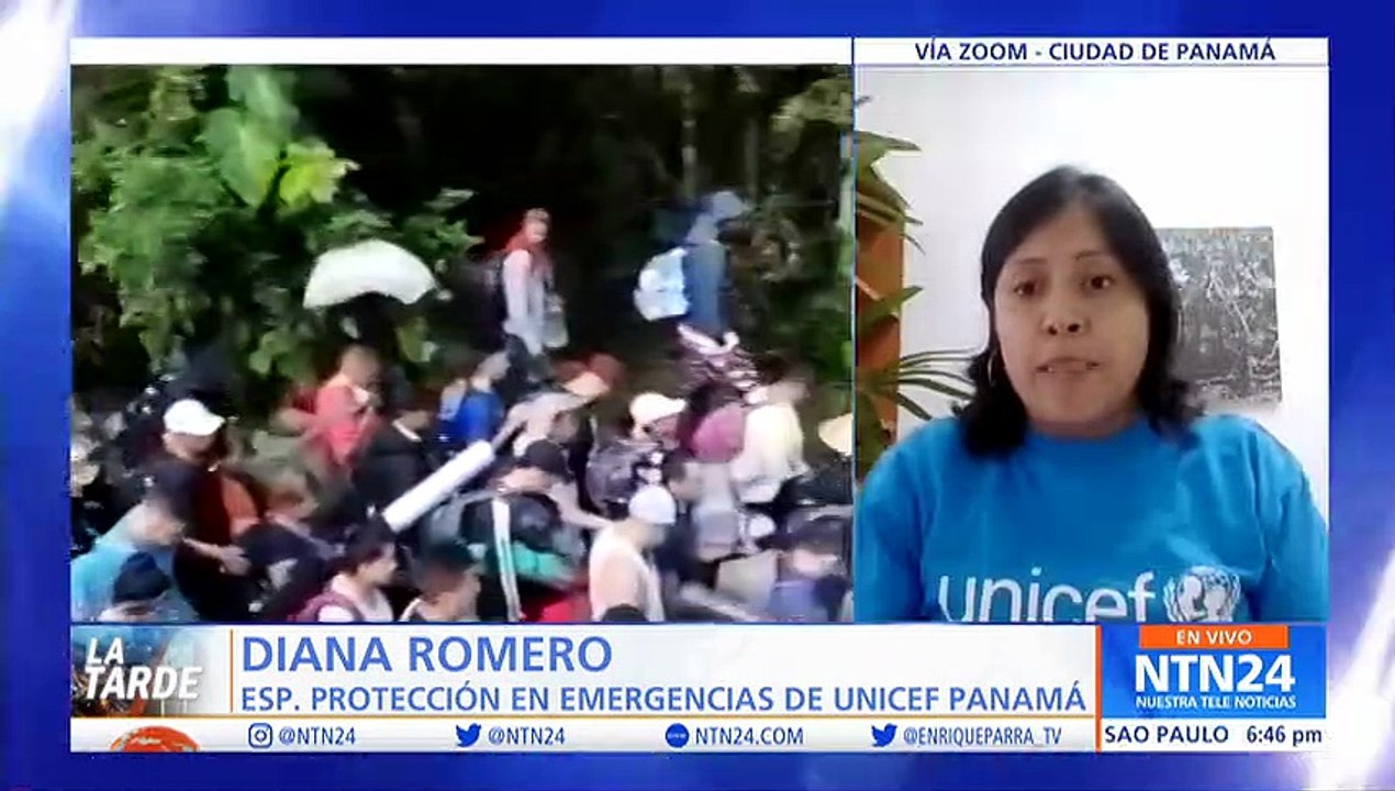 Preocupación de Unicef por los niños migrantes cruzando la selva del Darién
