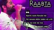 RABTA SONGS||rabta lyrics hindi songs