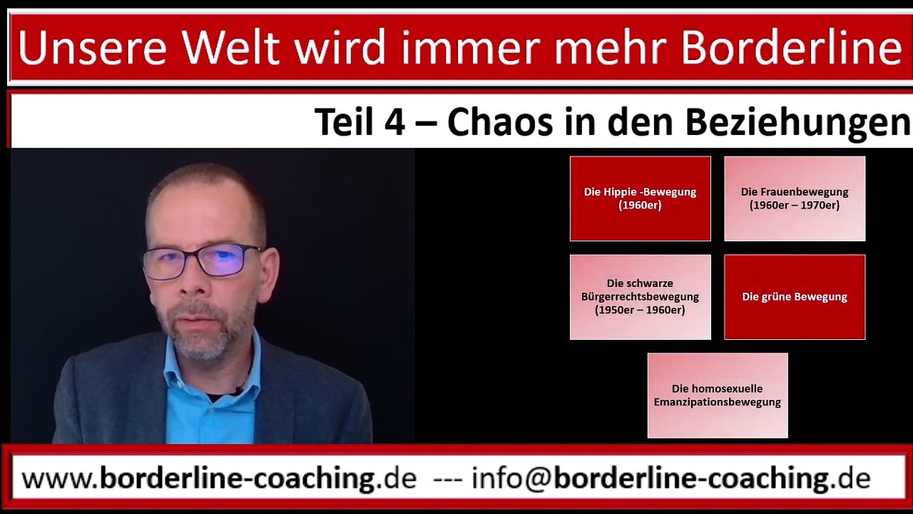 Unsere Welt wird immer Borderliner - Teil 4 Chaos in den Beziehungen