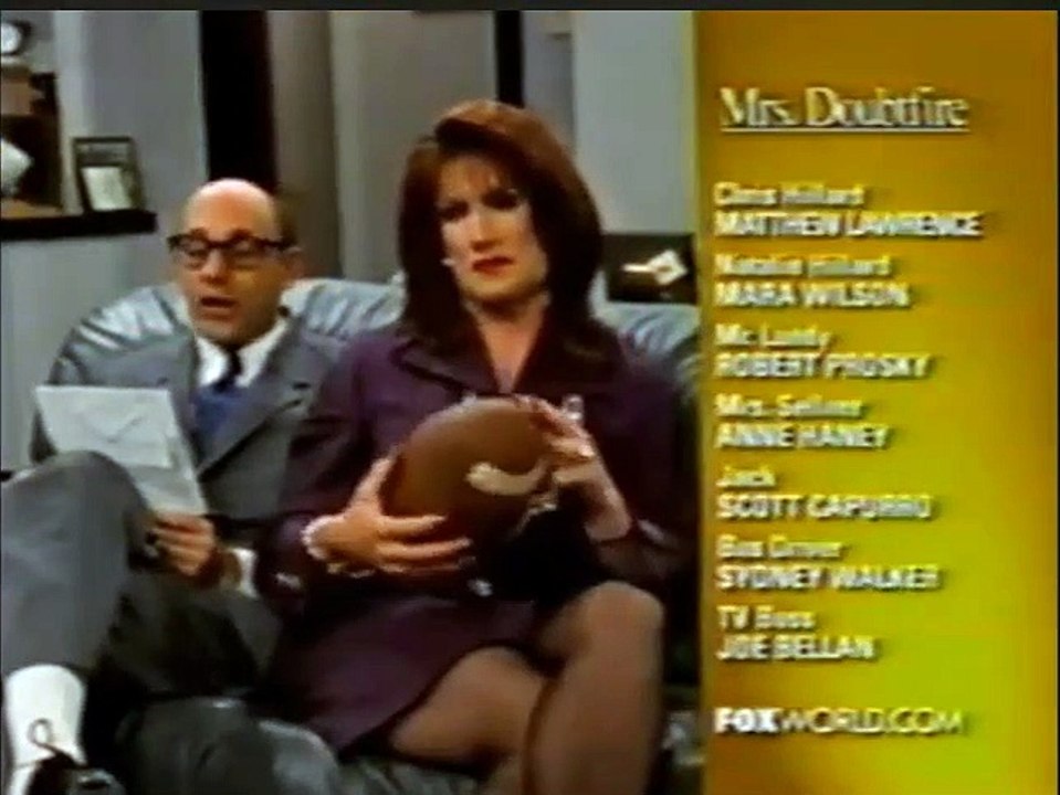 Mrs Doubtfire FOX Movie Split Screen Credits