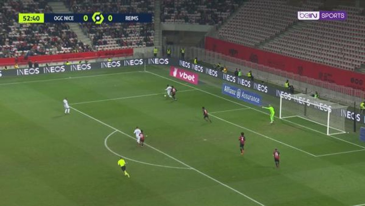 Schmeichel thwarts Arsenal loanee Balogun in Nice-Reims draw