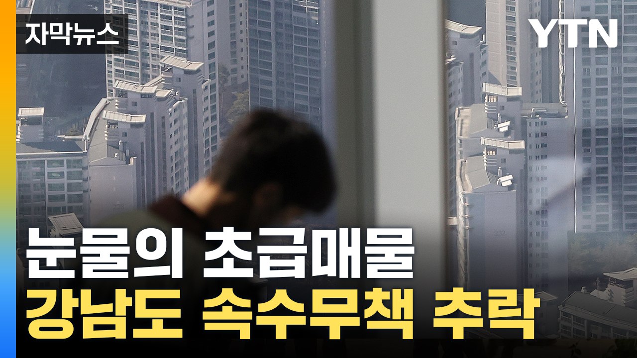 [자막뉴스] "이젠 못 버텨요"...집값불패 강남 '처참한 추락' / YTN
