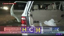 Desconocidos abandonan una camioneta y un fusil en Choloma
