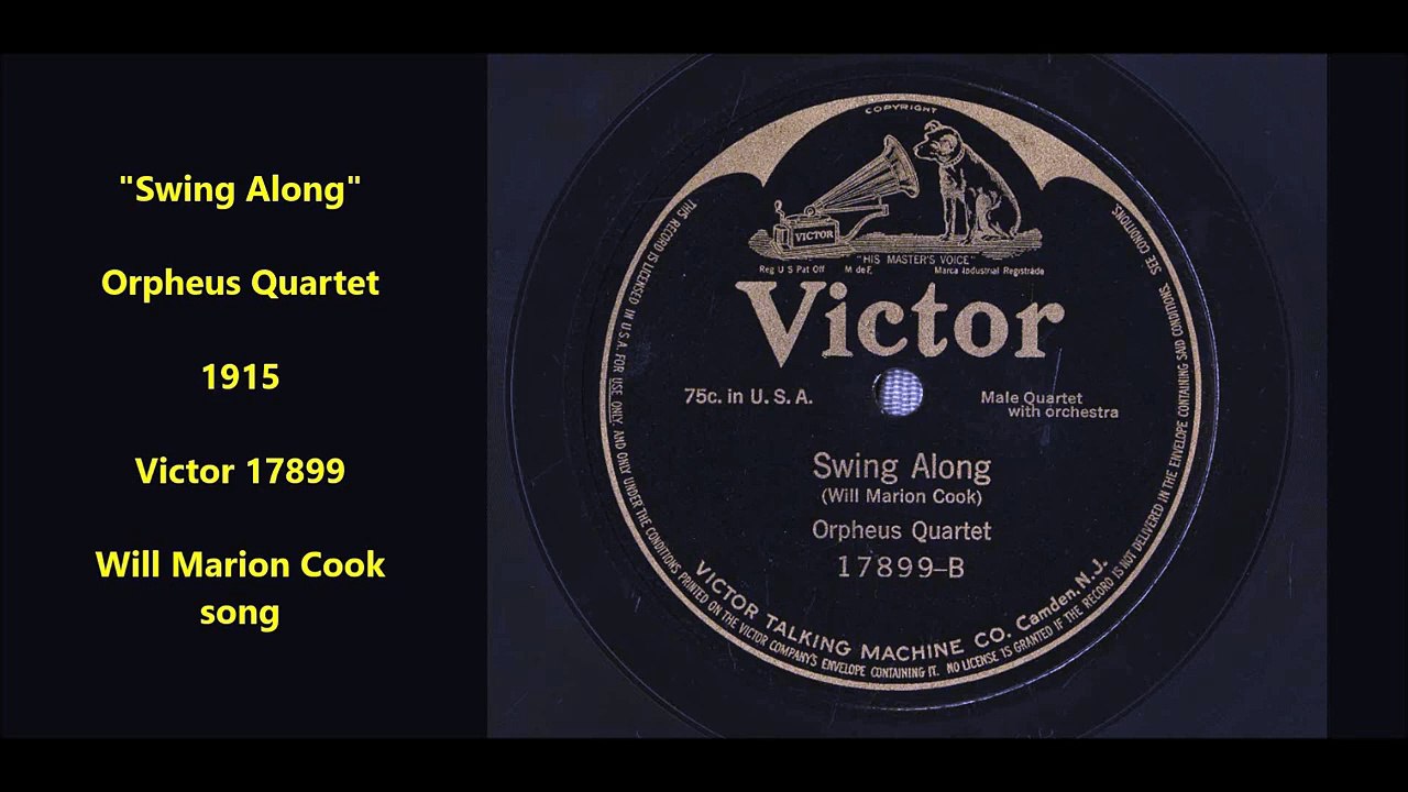 Swing Along - Will Marion Cook (1915)