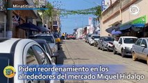 Piden reordenamiento en los alrededores del mercado Miguel Hidalgo