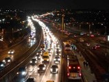 Yarıyıl tatilinin bitmesiyle birlikte İstanbul'da trafik yoğunluğu oluştu