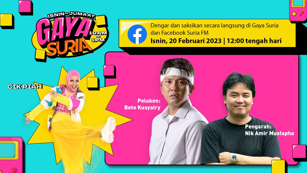 [LIVE Gaya SURIA] - Imaginur bersama Beto Kusyairy & Nik Amir Mustapha