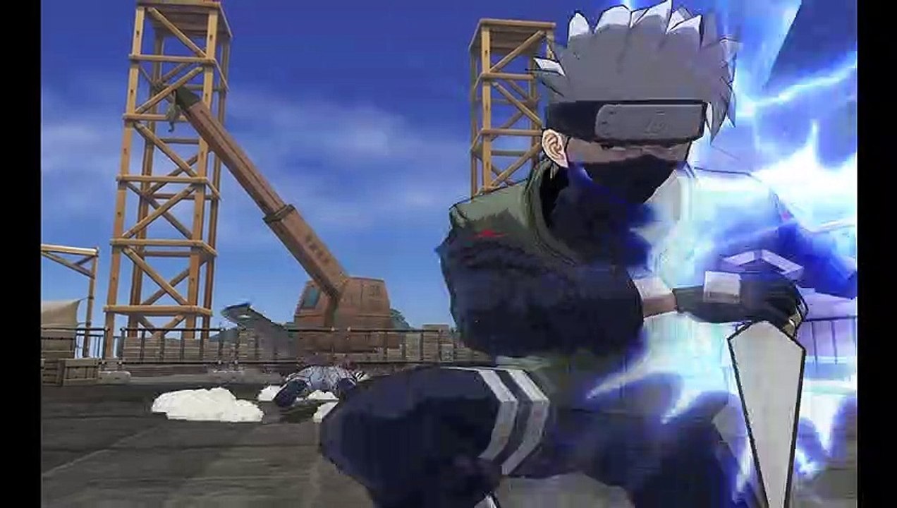 Naruto: Clash of Ninja (GameCube) - All Special Jutsu Performed by Kakashi (English Dub)