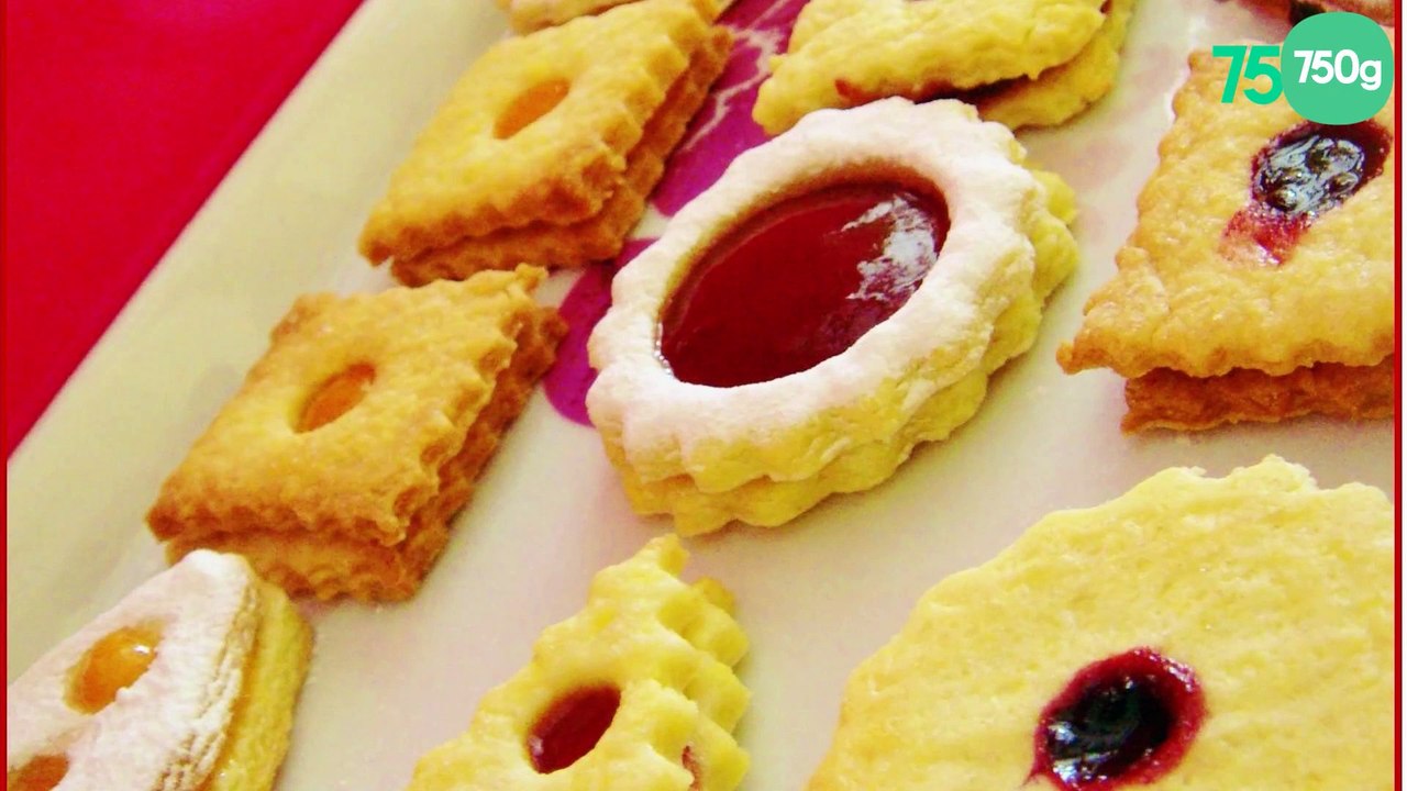 Petits sablés à la confiture et au nutella