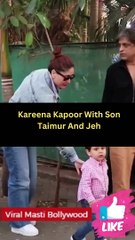 Kareena Kapoor With Son Taimur And Jeh
