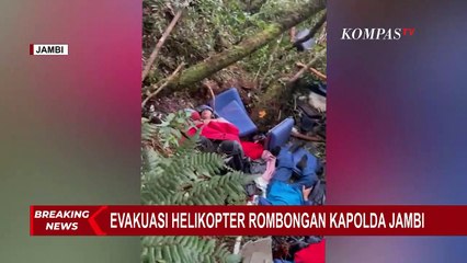 Basarnas dan Polri Terjunkan 4 Helikopter Tambahan Bantu Evakuasi Rombongan Kapolda Jambi