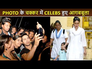 When Stars Got Rude With Fans While Clicking Selfie Kareena, Sara, Varun and More