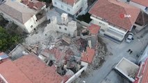 Hatay'da 700 yıllık Meryem Ana Ortodoks Kilisesi depremde yıkıldı