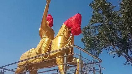 अष्टधातु की साढ़े 8 फीट की जयपुर में तैयार हुई रुपसिंह महाराज की प्रतिमा का अनावरण करेंगे मुख्यमंत्री