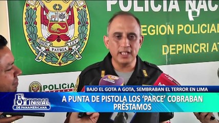 Capturan a extranjeros que extorsionaban con la modalidad del "gota a gota"