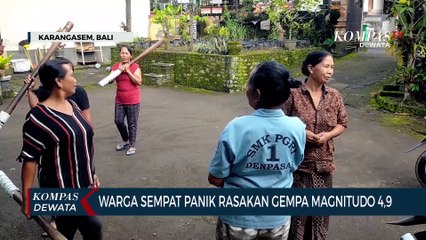 Gempa Magnitudo 4,9 Di Laut Lombok Guncang Karangasem