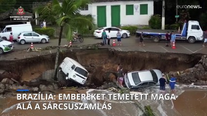 Legalább 19 ember halt meg Brazíliában a földcsuszamlások miatt