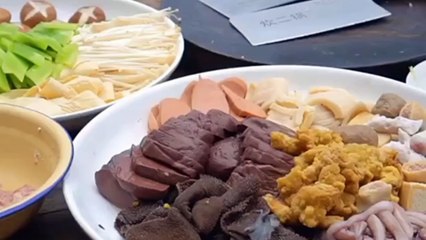 Tutorial memasak Masakan Merah Campuran Jeroan