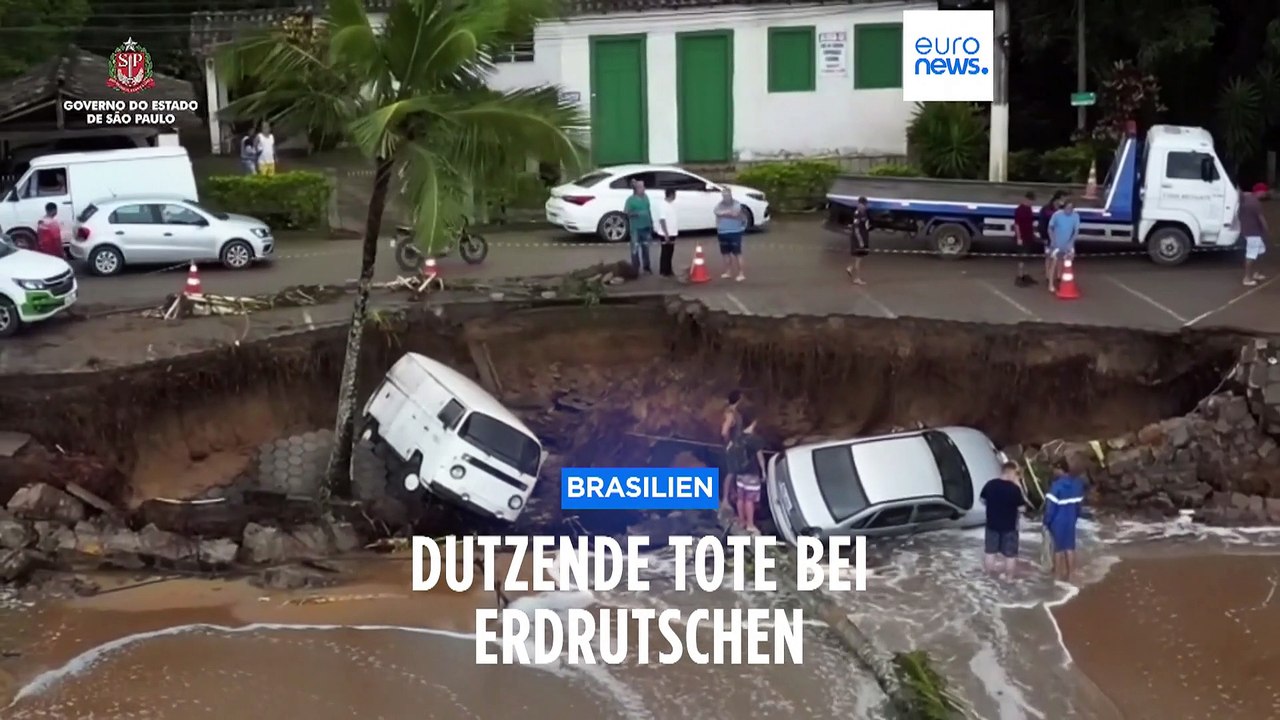 Brasilien: Viele Tote bei Überschwemmungen und Erdrutschen