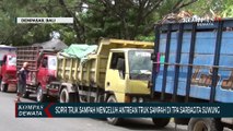 Truk Sampah Antri di TPA Sarbagita Suwung