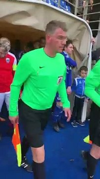 Entrée des joueurs (FC Dieppe / US Avranches - N3 - Samedi 18 Février 2023)