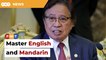 Master English and Mandarin, Abang Johari tells Sarawakians