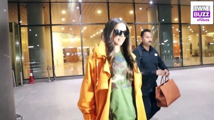 Ranbir Kapoor and Deepika Padukone spotted at Airport
