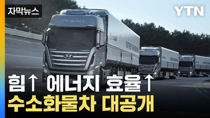 [자막뉴스] 크고 무거운 트럭, 수소차로 바뀐다...문제는 '액체 vs 기체' / YTN