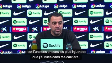 22e j. - Xavi : "Sergi Roberto critiqué ? L'une des choses les plus injustes que j'ai vues dans ma carrière"