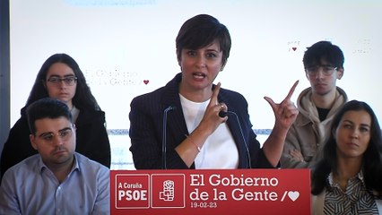 Isabel Rodríguez lamenta la "nula aportación" de Feijóo a la política nacional