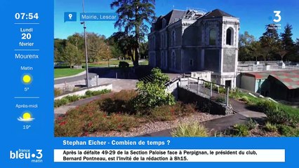 20/02/2023 - Le 6/9 de France Bleu Béarn Bigorre en vidéo