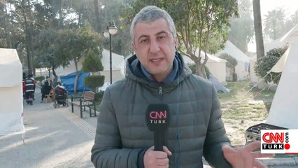 Depremzedeler için geçici çadır kent