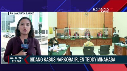 Sidang Kasus Teddy Minahasa, Saksi Dimintai Keterangan Soal Serah Terima Narkoba