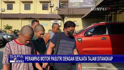 Sempat Viral, Perampas Motor Pasutri dengan Senjata Tajam di Medan Ditangkap