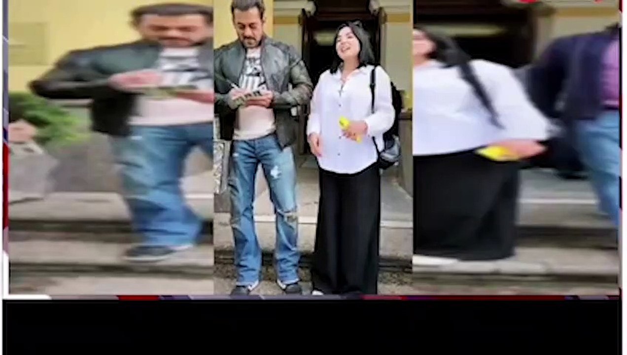 salman khan with  fan viraral video l bollywood news l  SHAHRUKH KHAN, AKSHAY KUMAR, SALMAN KHAN l