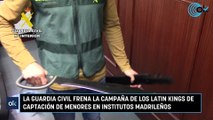 La Guardia Civil frena la campaña de los Latin Kings de captación de menores en institutos madrileños