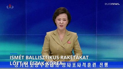 Ismét ballisztikus rakétákat lőtt ki Észak-Korea