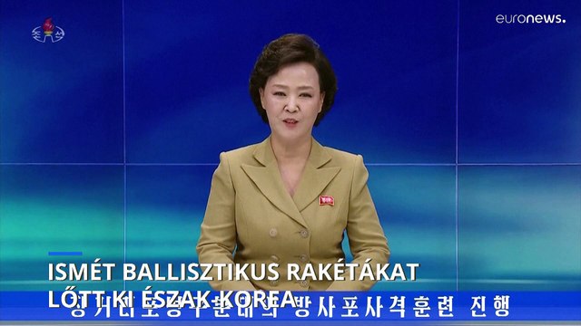 Ismét ballisztikus rakétákat lőtt ki Észak-Korea