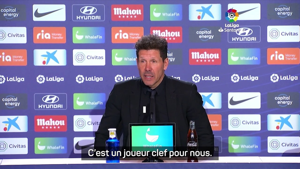 Simeone : "Griezmann est un joueur clef pour nous"