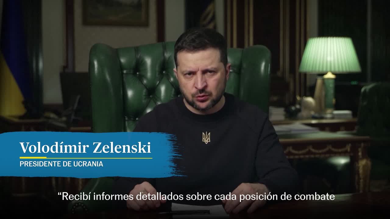 Zelenski: "Estamos derrotando a los invasores e infligiendo pérdidas extraordinariamente significativas a Rusia."