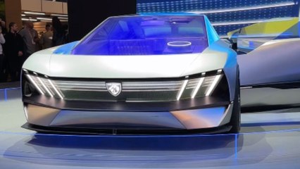 Concept design of Peugeot's next-gen electric car 'Inception' showcased at CES 2023