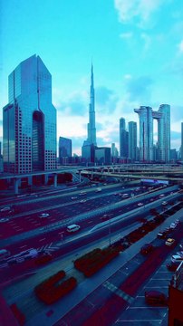 Beautiful view of Burj Khalifa Dubai.