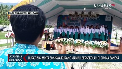 Bupati Sigi Minta 50 Siswa Kurang Mampu, Bersekolah di Sukma Bangsa