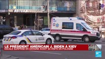 Ukraine : les alertes antiaériennes ont retenti à Kiev durant la visite de Biden
