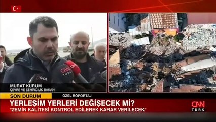 Bakan Kurum açıkladı... Deprem bölgesinde binalar nasıl olacak?