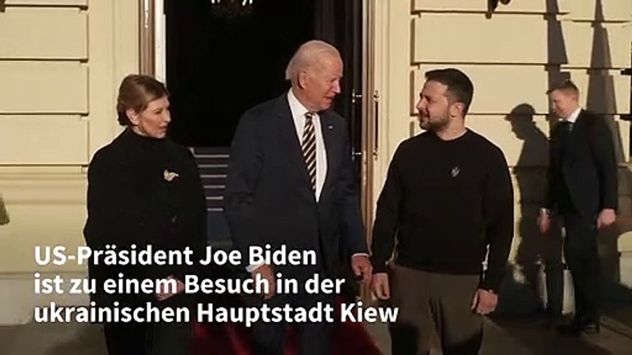 US-Präsident Biden zu Überraschungsbesuch in Kiew