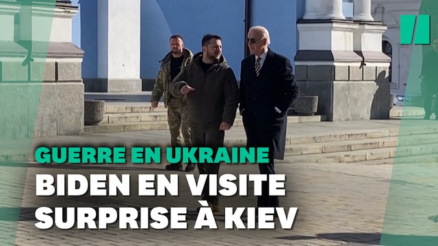 Guerre en Ukraine: Joe Biden en visite surprise à Kiev