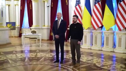 Savaşın yıldönümü öncesi Biden'dan Ukrayna çıkarması