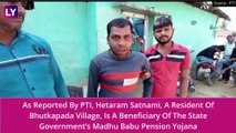 Odisha: Drone Delivers Pension To Specially Abled Person In Nuapada