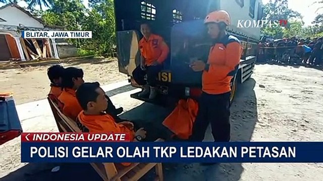 Beginilah Rekaman Udara Dampak Ledakan Petasan di Blitar, Puluhan Rumah Hancur!
